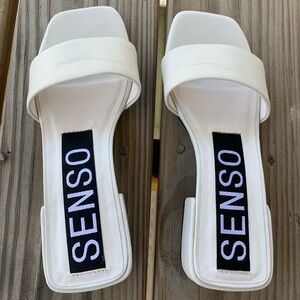 SENSO Valli leather sandals- WHITE